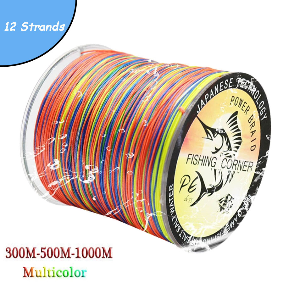 Fishing Equipment Bundle - 12 Strands Braided Fishing Line 300mm