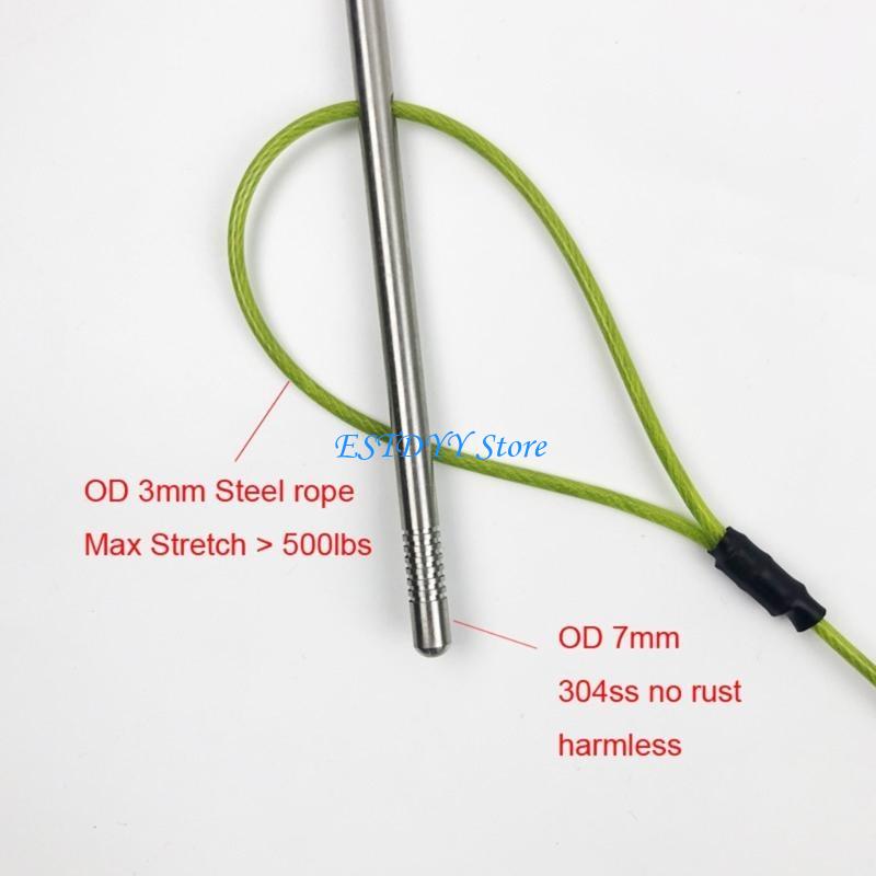 Fishing Equipment Carp - G6DE Fish Stringer Stainless Cable Fishing
