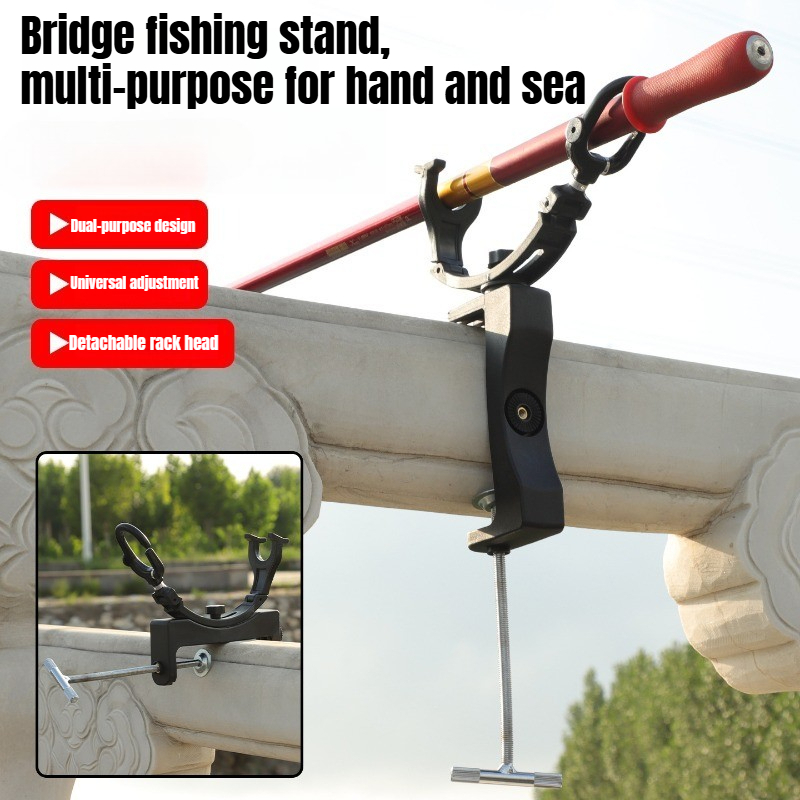 Fishing Equipment Holder - 360° Rotating Adjustable Heavy Duty Rod