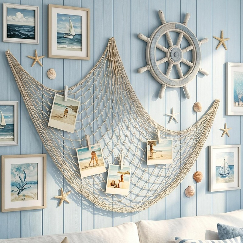 Wall Hanging Fishing Net Pirat - огляд і ціна Fishing Equipment Net