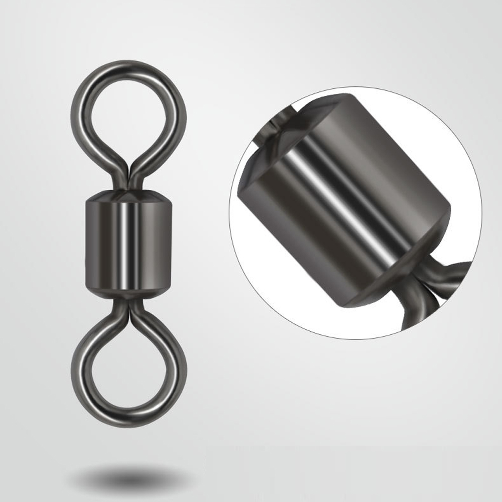 100pcs Bearing Swivel Fishing  - огляд і ціна Fishing Equipment Carp