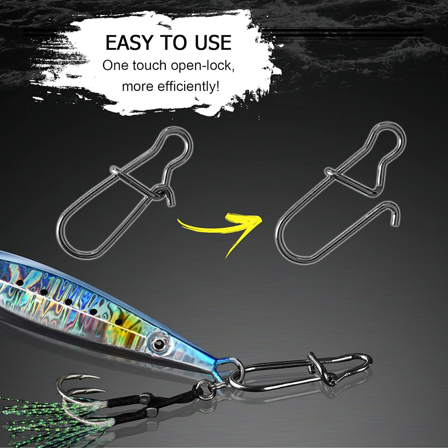 50Pcs Crankbait Snaps Stainles - огляд і ціна Ice Fishing Tip Up