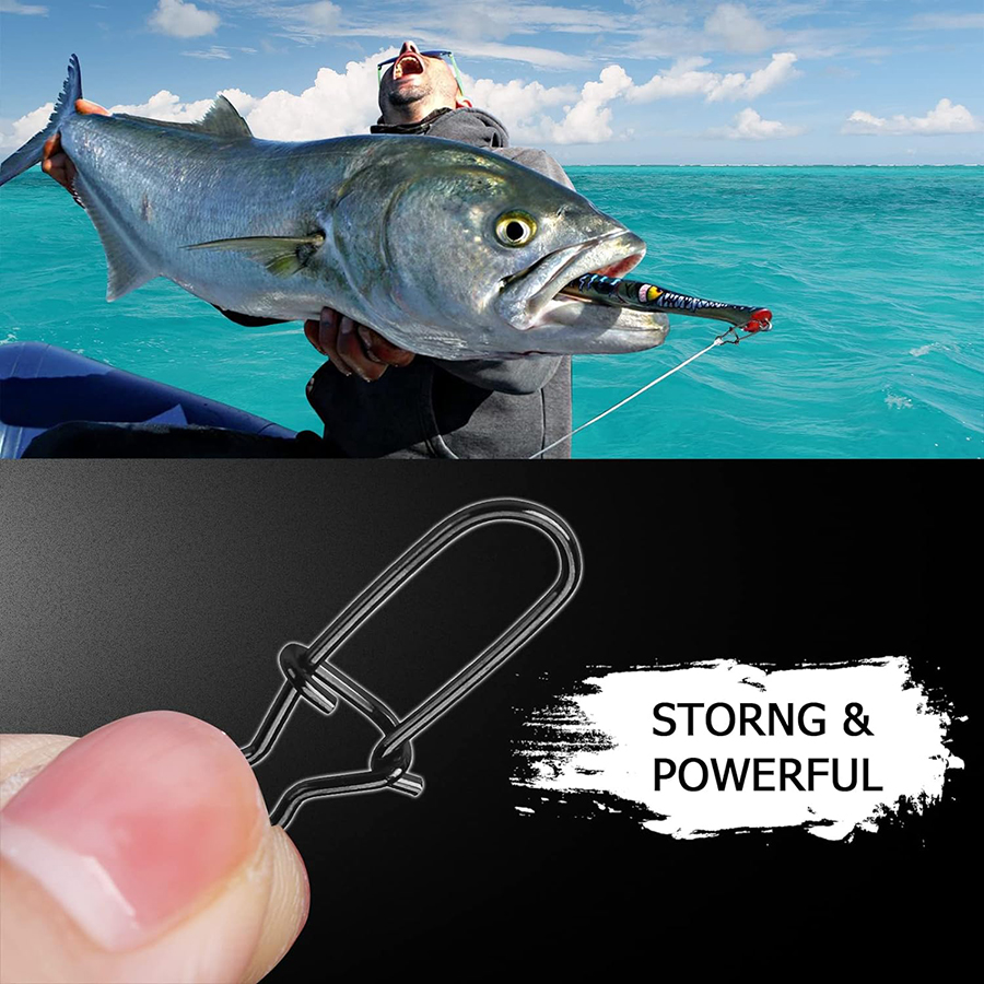 50Pcs Crankbait Snaps Stainles - огляд і ціна Ice Fishing Tip Up