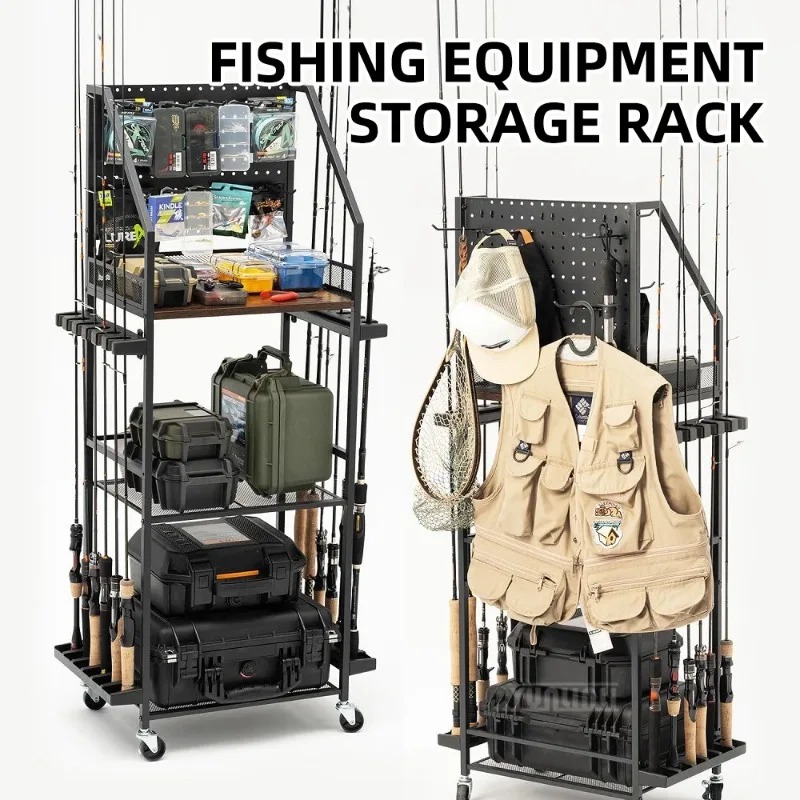 Fishing Gear Storage Shelf, Fi - огляд і ціна Fishing Equipment Holder