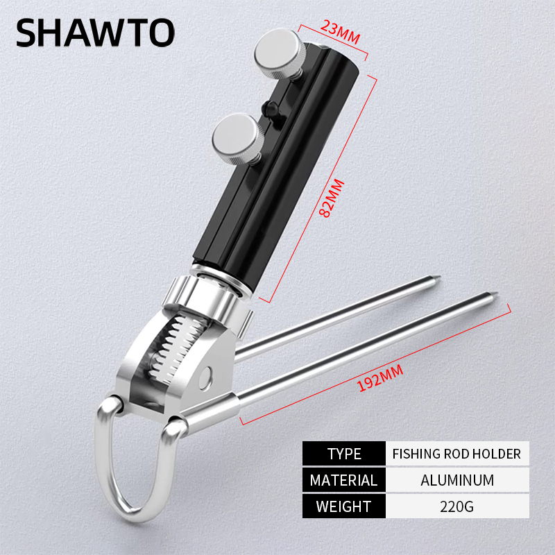 Shawto Aluminum Alloy Universa - огляд і ціна Fishing Equipment Holder