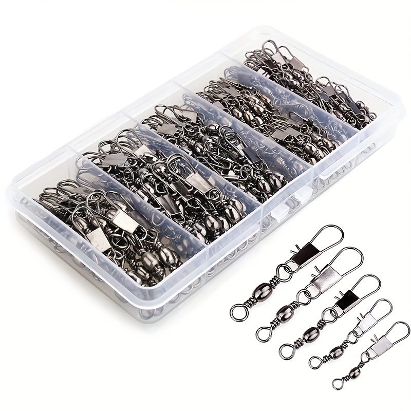 50/200pcs Barrel Snap Swivel F - огляд і ціна Ice Fishing Tip Up